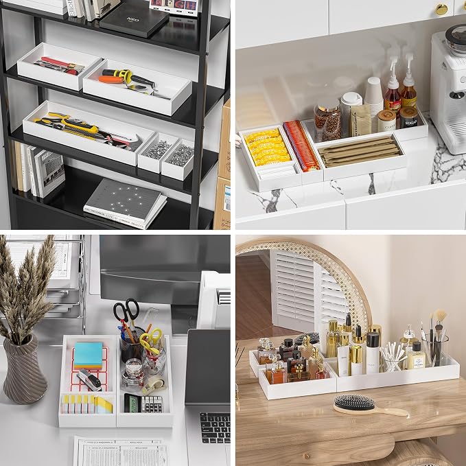 Bamboo Drawer Organizer, Small Silverware Organizer - Image 7