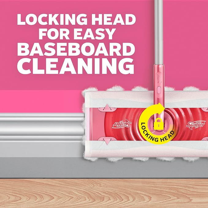 Swiffer Sweep and Mop Deluxe, Limited Edition Pink Wicked: - Image 12