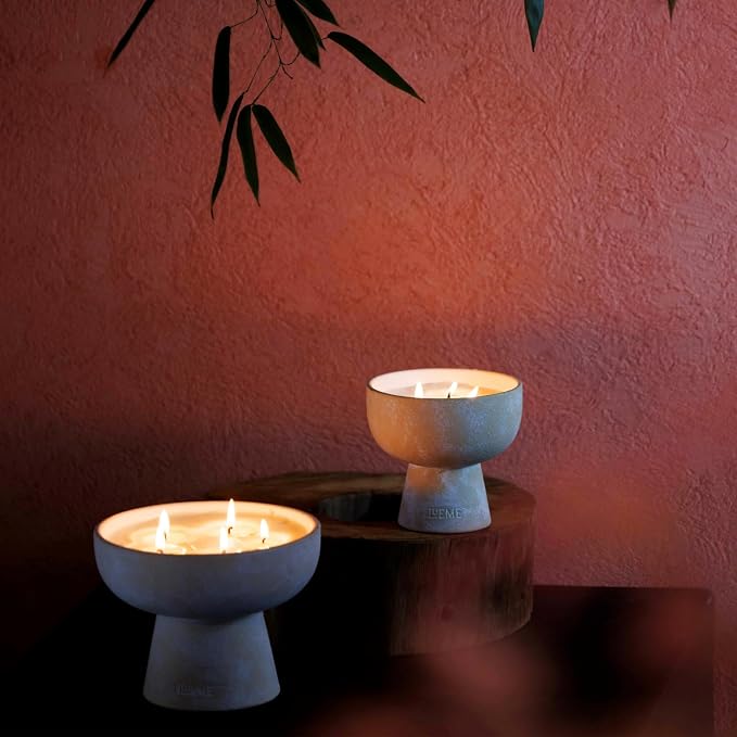 New BLUEME Wellness Candle Wax Refill, Contains Essential Oil, Sustainable - Image 2