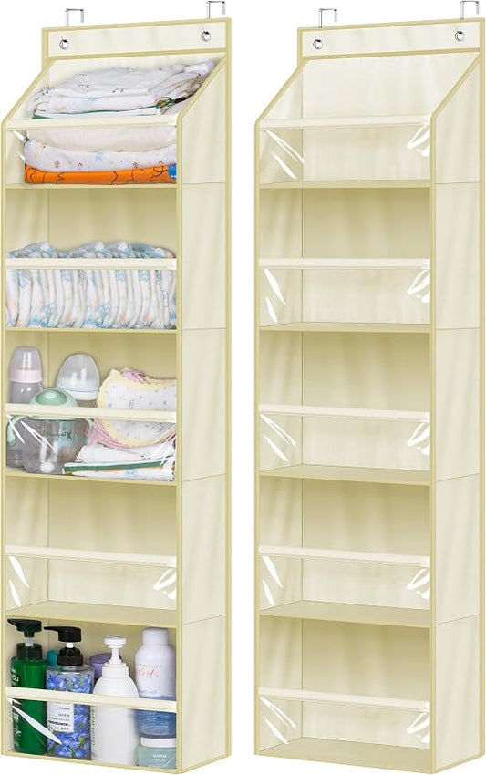 AOODA 2 Pack Over the Door Organizer, Large Capacity Closet Door Hanging by AOODA