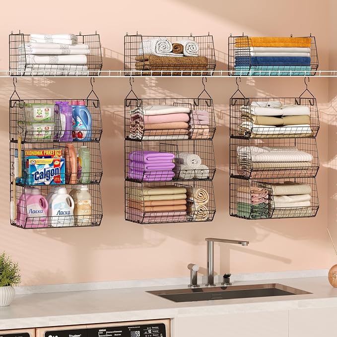 5 Tier Extra Large Closet Hanging Organizer by Jautokerdar