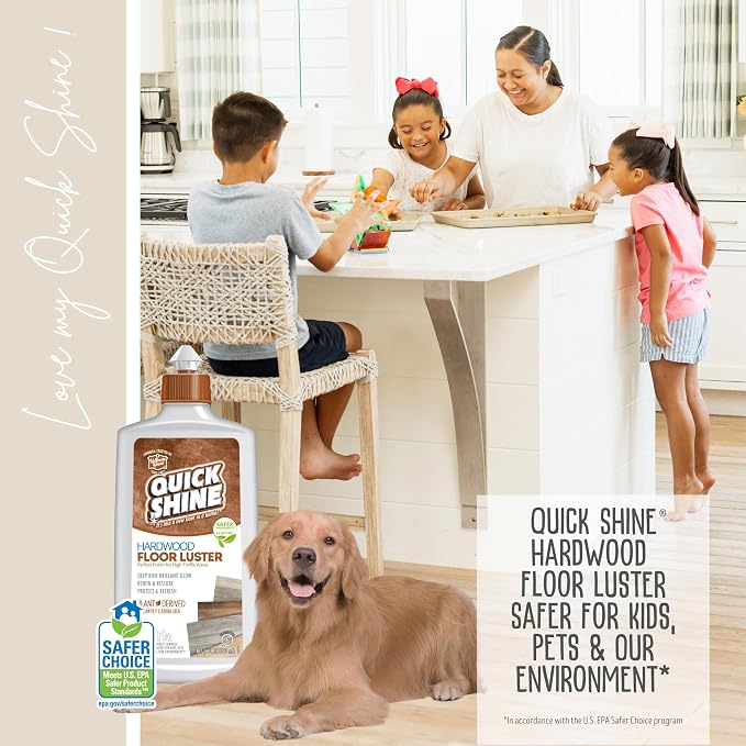 Quick Shine Ultimate Gold Clean + Polish Mop Kit | All-in-One 10 Pc Kit - Image 21