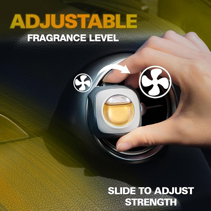 Air Jungles French Osmanthus Scent Car Air Freshener Clip, 6 Vent Clips - Image 4