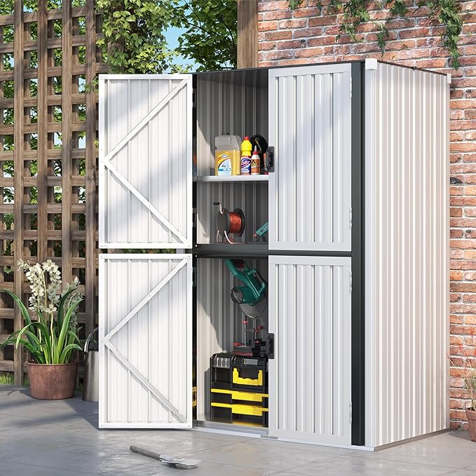 AECOJOY Outdoor Storage Cabinet, Outdoor Cabinets Waterproof by AECOJOY