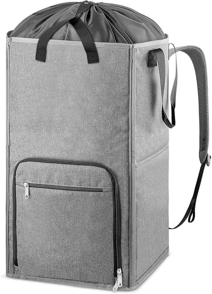Laundry Backpack Bag, Bukere Extra Large 2 in 1 Laundry Hamper Basket by Bukere