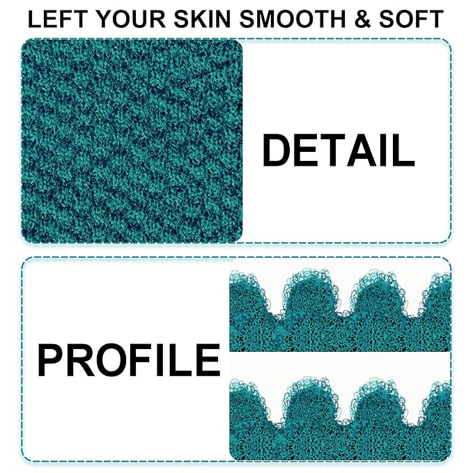 Evridwear Exfoliating Dual Texture Bath Gloves - Image 2
