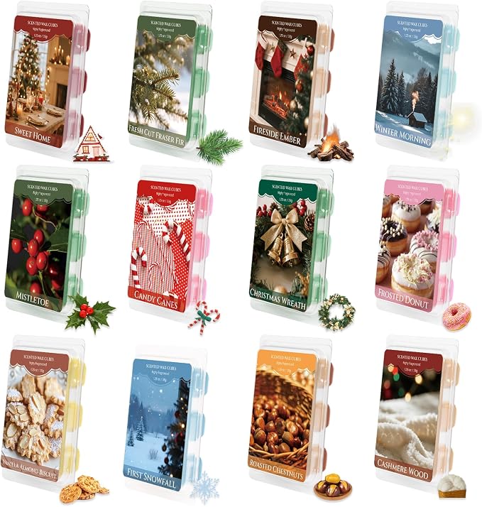 SCENTORINI Christmas Wax Melts, Soy Wax Melts - Image 9