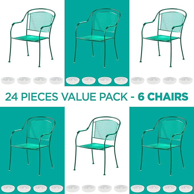 Wrought Iron Patio Furniture Feet Caps - Image 5