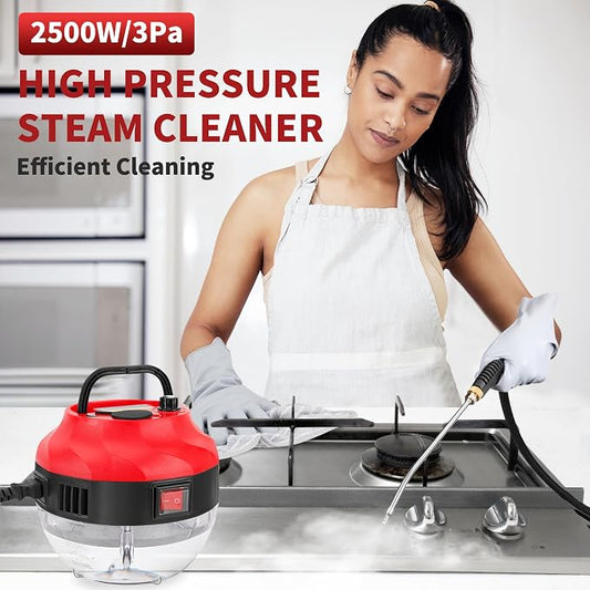 Portable Handheld Steam Cleaner, 2500W High Pressure Steam Cleaner - Image 2