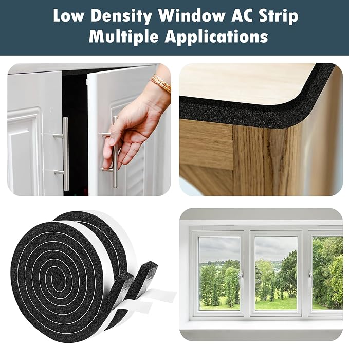 YIJUHOU Weather Stripping Door Seal Window Air Conditoner Insulation Foam Seal - Image 6