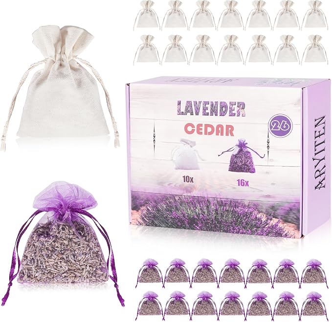 26 Pack Cedar and Lavendar Home Fragrance by Aryiten