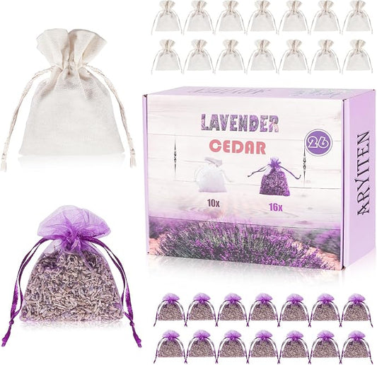 26 Pack Cedar and Lavendar Home Fragrance by Aryiten