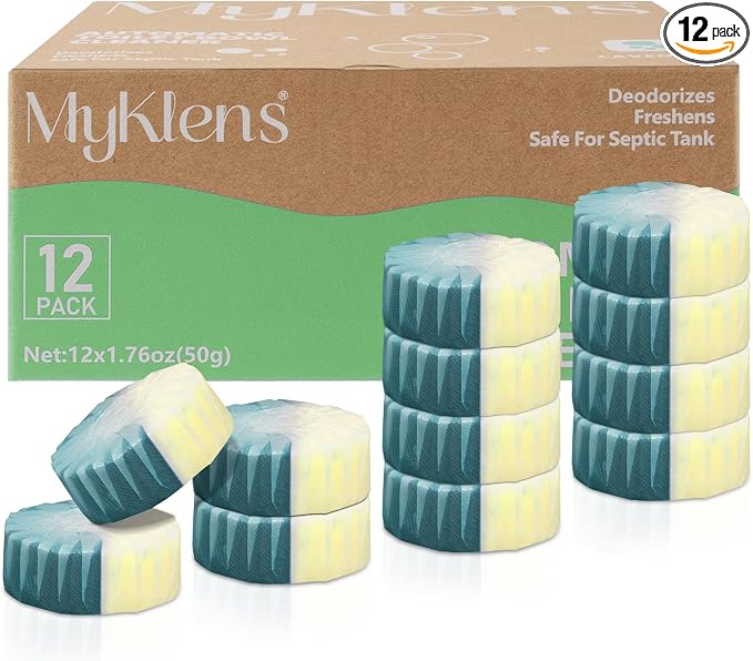 Toilet Bowl Cleaner Tablets, Automatic Toilet Bowl Cleaners, Long-Lasting by MyKlensLife