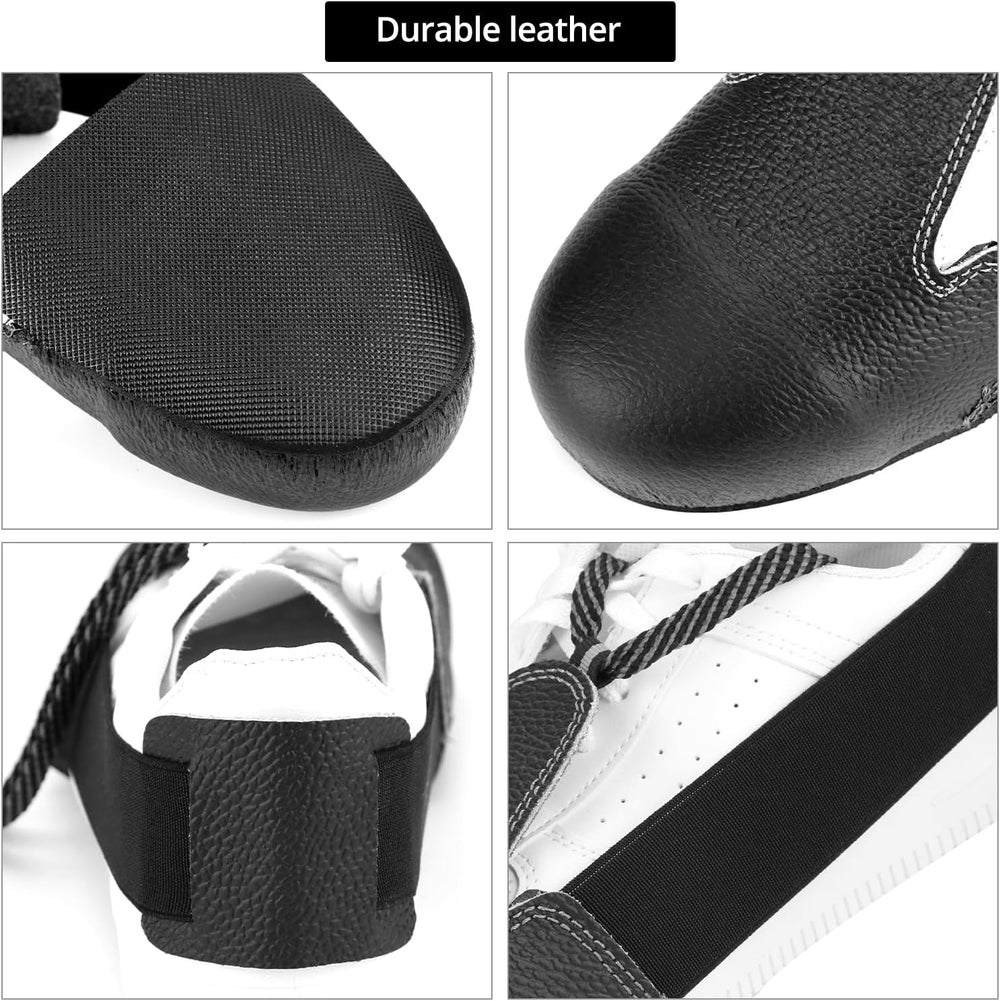 QWORK Steel Toe Cap Safety Overshoes, Anti-Smash Workplace Cover for Men &amp...