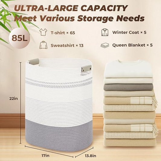 Laundry Basket with Handles - Image 2