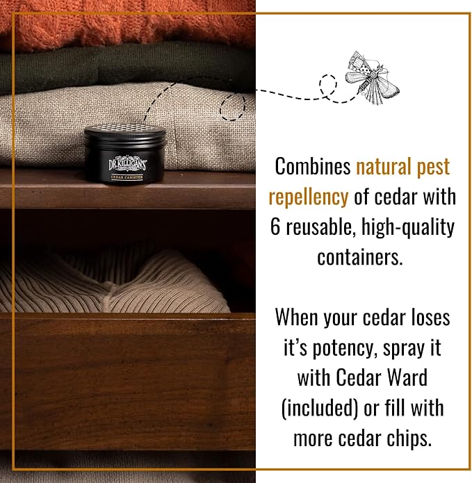 Dr. Killigan's Cedarwood Chip Canisters - Image 4