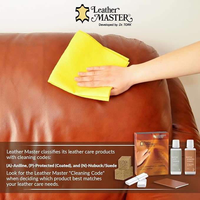 Leather Master Leather Care Kit | Leather Cleaner and Conditioner Kit | Cleans - Image 6