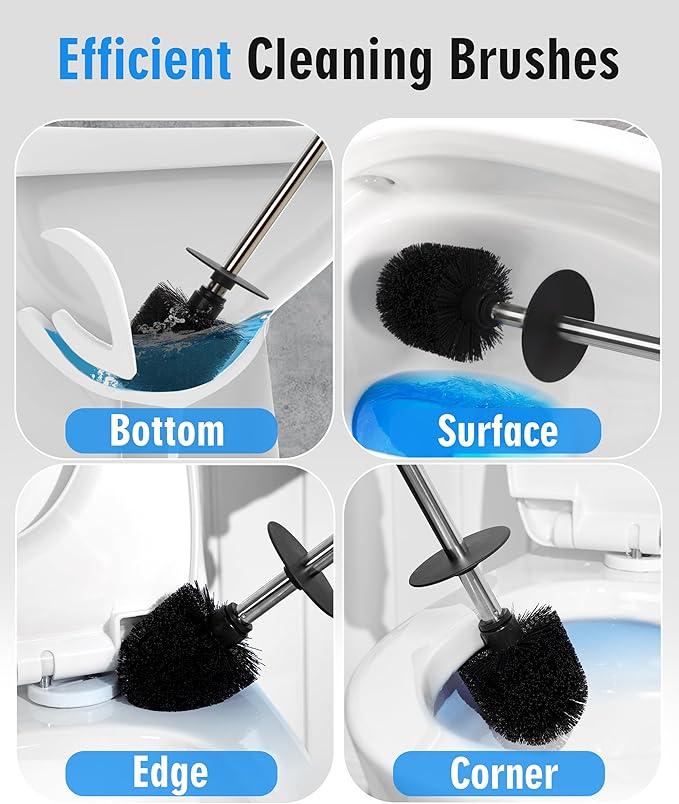 Ceramic Toilet Brush & Holder Set - Image 2