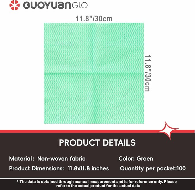 Disposable Cleaning Cloths Reusable Dsih Cloths - Image 2