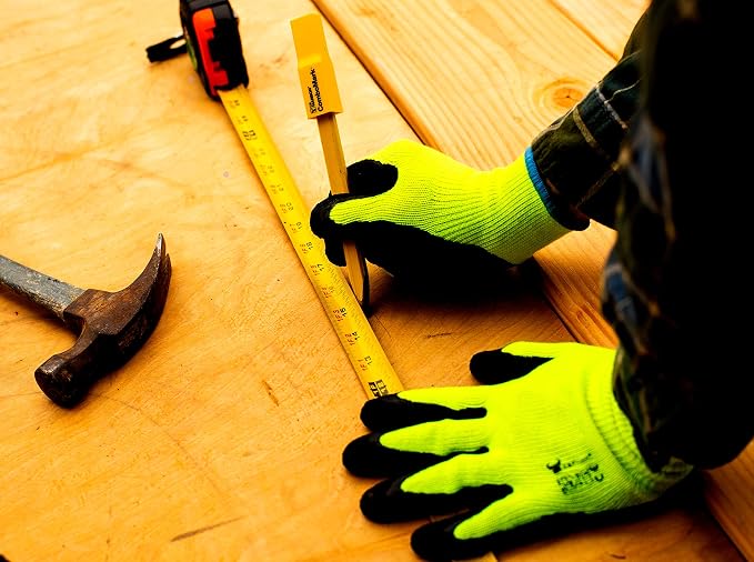 G & F 1516 12 Pairs Pack Premium High Visibility Low emissions Green Work and - Image 4