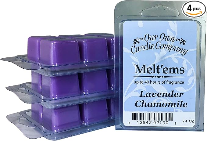Our Own Candle Company Premium Wax Melt, Lavender Chamomile, 6 Cubes, 2.4 oz by OurOwnCandleCompanycandles