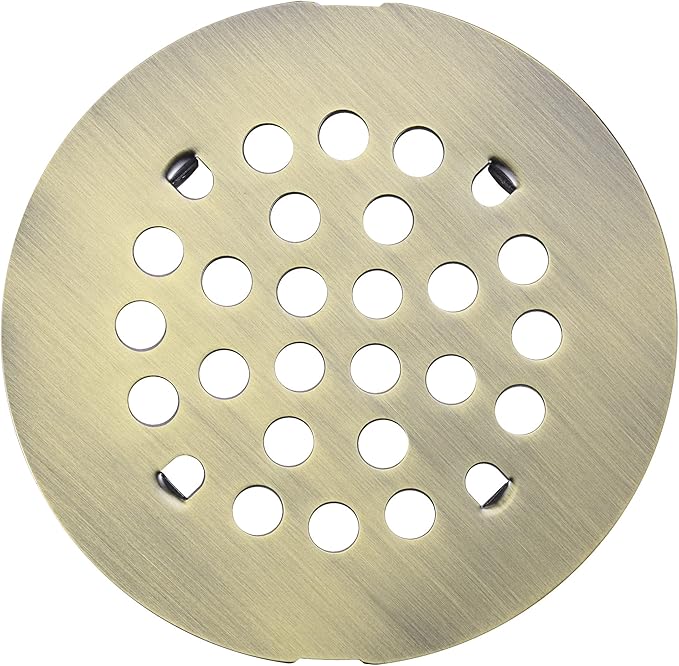 rrajj 4-1/4 Inch Round Snap-in Shower Floor Drain Cover Replacement Cover by RRAJJ