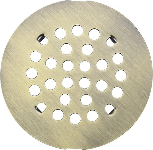rrajj 4-1/4 Inch Round Snap-in Shower Floor Drain Cover Replacement Cover by RRAJJ