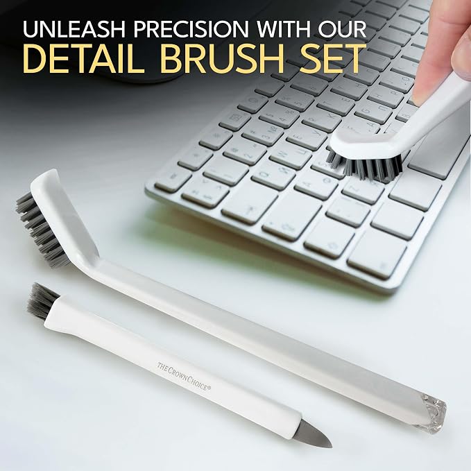 Grout Cleaning Brushes Set Deep Cleaner Multi-Purpose Stiff Bristle Brush - Image 8