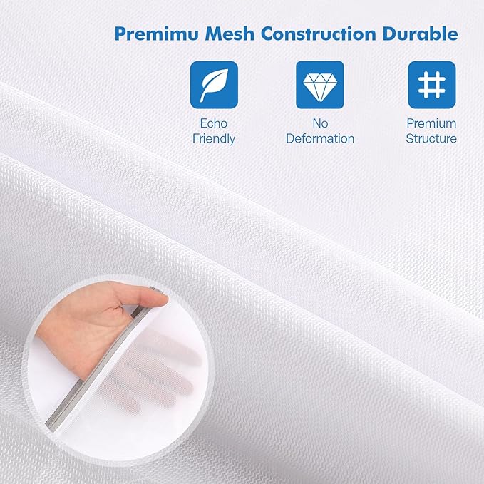 5Pcs Laundry Bags Mesh Wash Bags, Delicate Laundry Bags - Image 4
