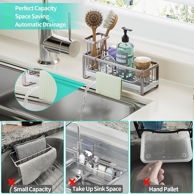 HapiRm Sponge Holder for Kitchen Sink - Image 7