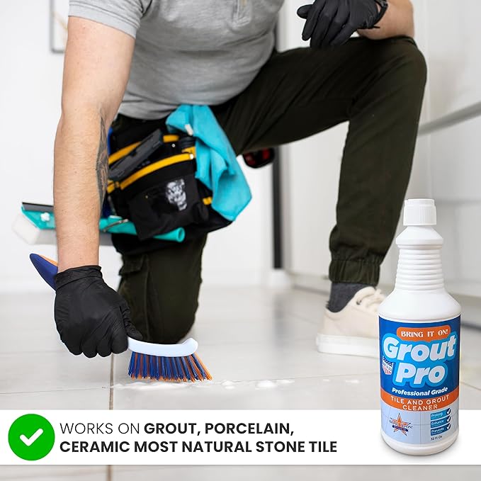 Bring It On Grout Pro Tile and Grout Cleaner – 32fl oz Grout Cleaner - Image 5