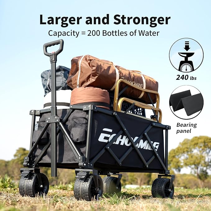 EchoSmile Collapsible Folding Wagon Cart - Image 3