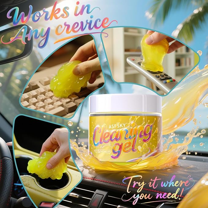 ASFSKY Car Cleaning Gel Cleaning Putty Universal Dust Cleaning Car Interior - Image 2