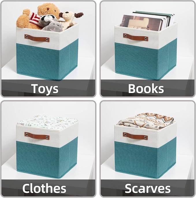HNZIGE Fabric Storage Cube Bins Baskets - Image 2