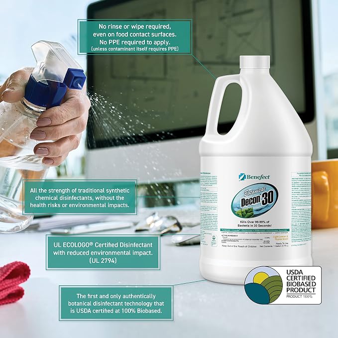 Benefect Botanical Decon 30 Disinfectant Cleaner - Image 4