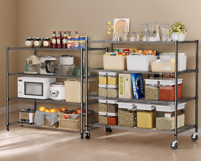 Himimi 4 Tier Wire Shelving