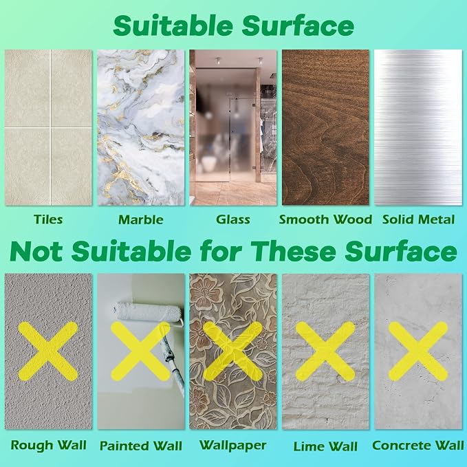 Adhesive Hooks, Heavy Duty Utility Hooks 20 lb Waterproof and Oilproof Removable - Image 3