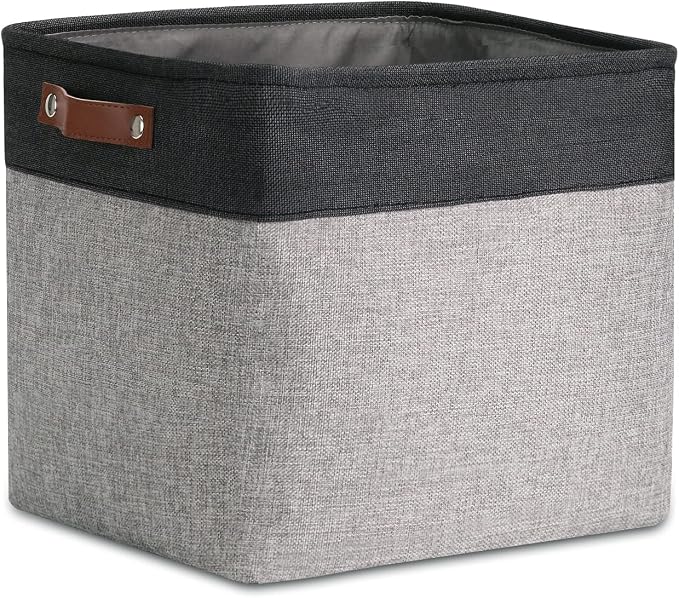 DULLEMELO Cube Basket for Storage, Collapsible Fabric Cube for Organizing by DULLEMELO