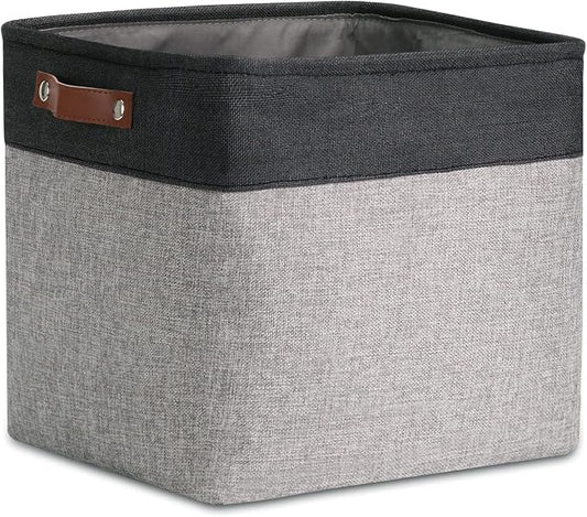 DULLEMELO Cube Basket for Storage, Collapsible Fabric Cube for Organizing by DULLEMELO