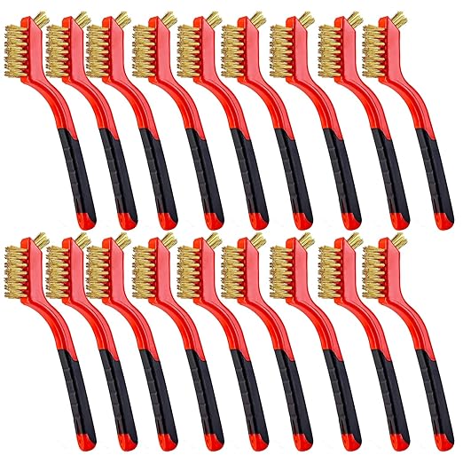 Wire Scratch Brush Set Soft Grip by BEBORIN