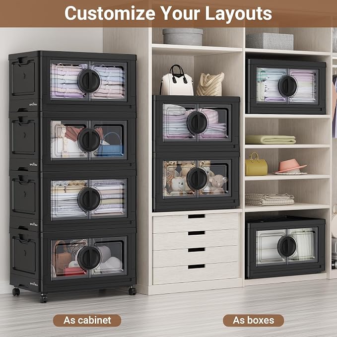 BROVIEW 480Qt Lockable Stackable Storage Bins - Image 8
