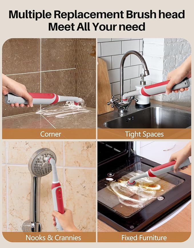 kHelfer Rechargeable Electric Grout Brush - Image 6