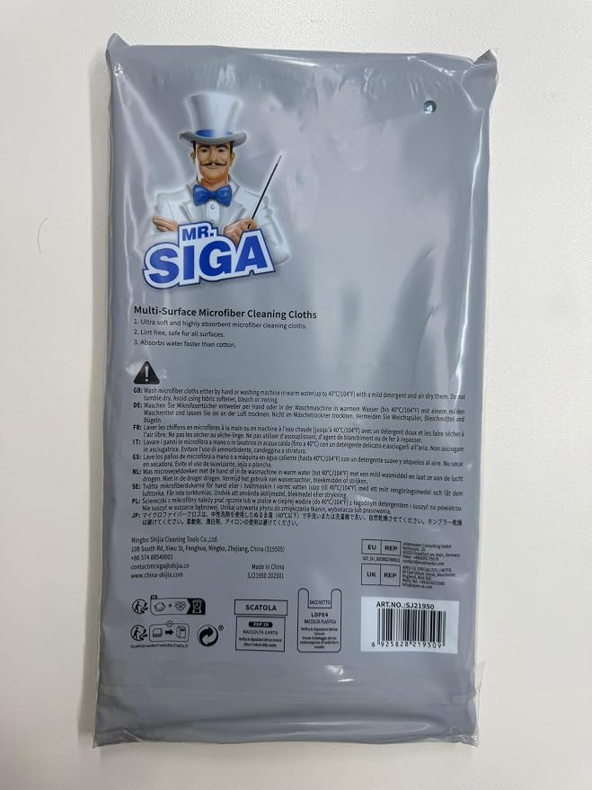 MR.SIGA Microfiber Cleaning Cloth, All-Purpose Microfiber Towels, Streak Free - Image 9