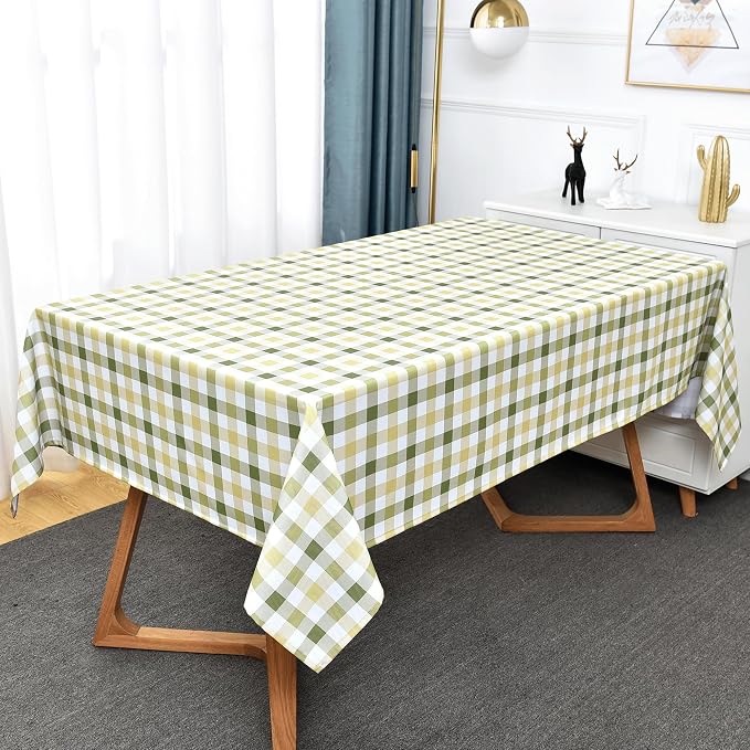 Classic Gingham Buffalo Tablecloth Fabric - Image 8
