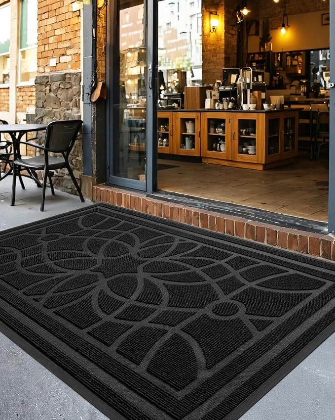 DEXI Front Door Mat Outside Entrance, Heavy Duty Non Slip Low Profile Doormat - Image 8