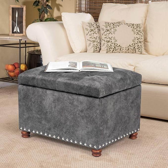 Joveco 24" Rectangular Ottoman - Image 2