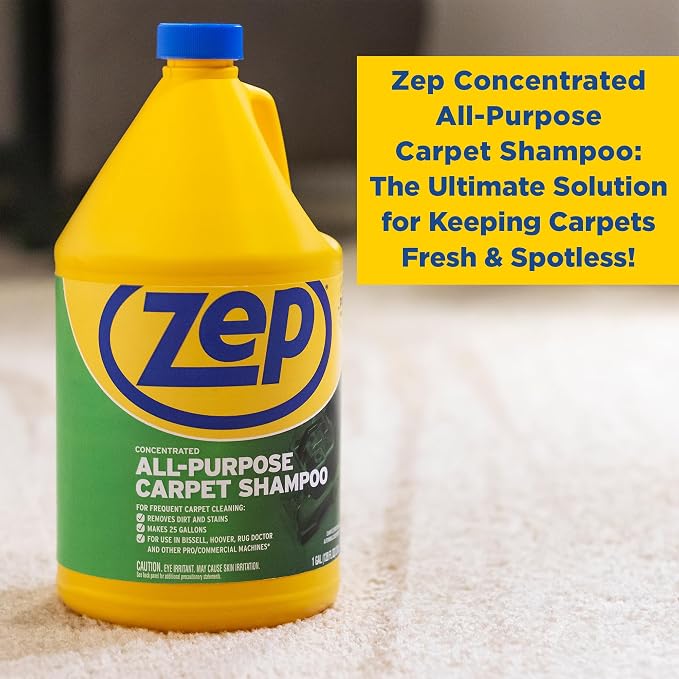 Zep All-Purpose Carpet Shampoo Concentrate Cleaner - Image 5