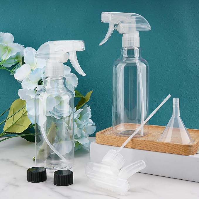 Plastic Spray Bottles Empty Spray Bottle 16.9oz/500ml 2 Pack Heavy Duty - Image 2