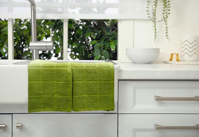 100% Cotton Terry Dish Cloth & Dish Towel, 6 Pack, Super Soft and Absorbent - Image 5