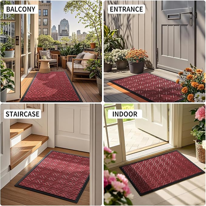 Yimobra Large Door Mat Outside Entrance 36x24, Waterproof Heavy Duty Outdoor - Image 6